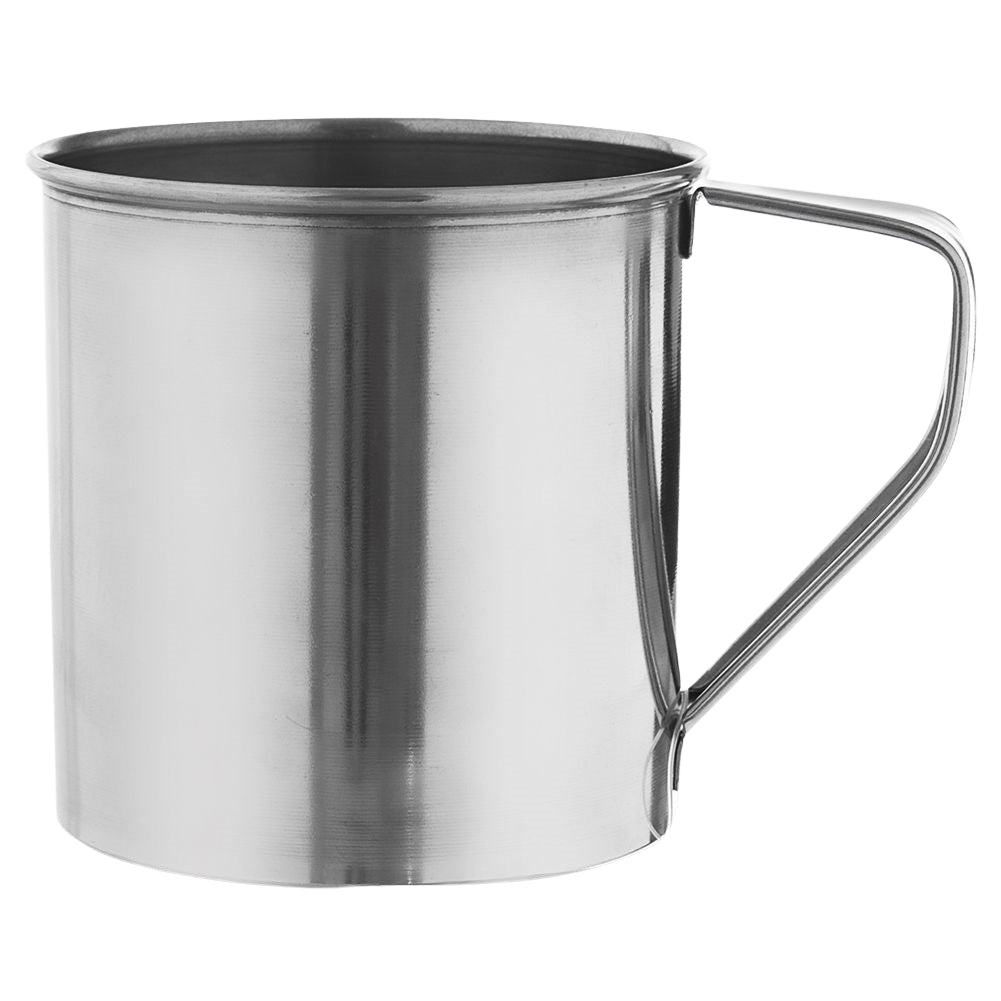 Steel mug with handle: Durable and convenient for all purposes