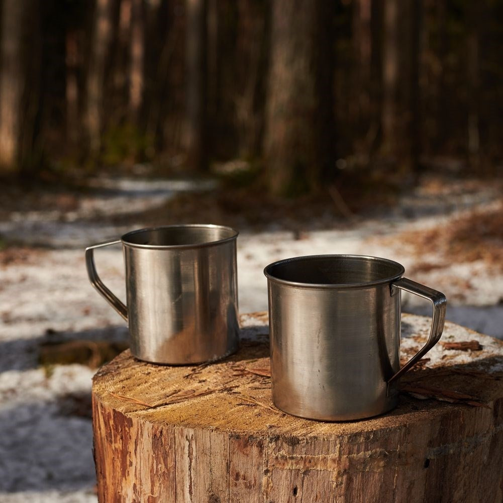 Steel mug with handle: Durable and convenient for all purposes