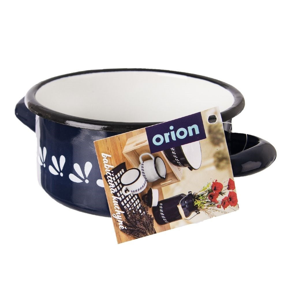 Steel pot with enamel, 12 cm - Perfect for slow cooking