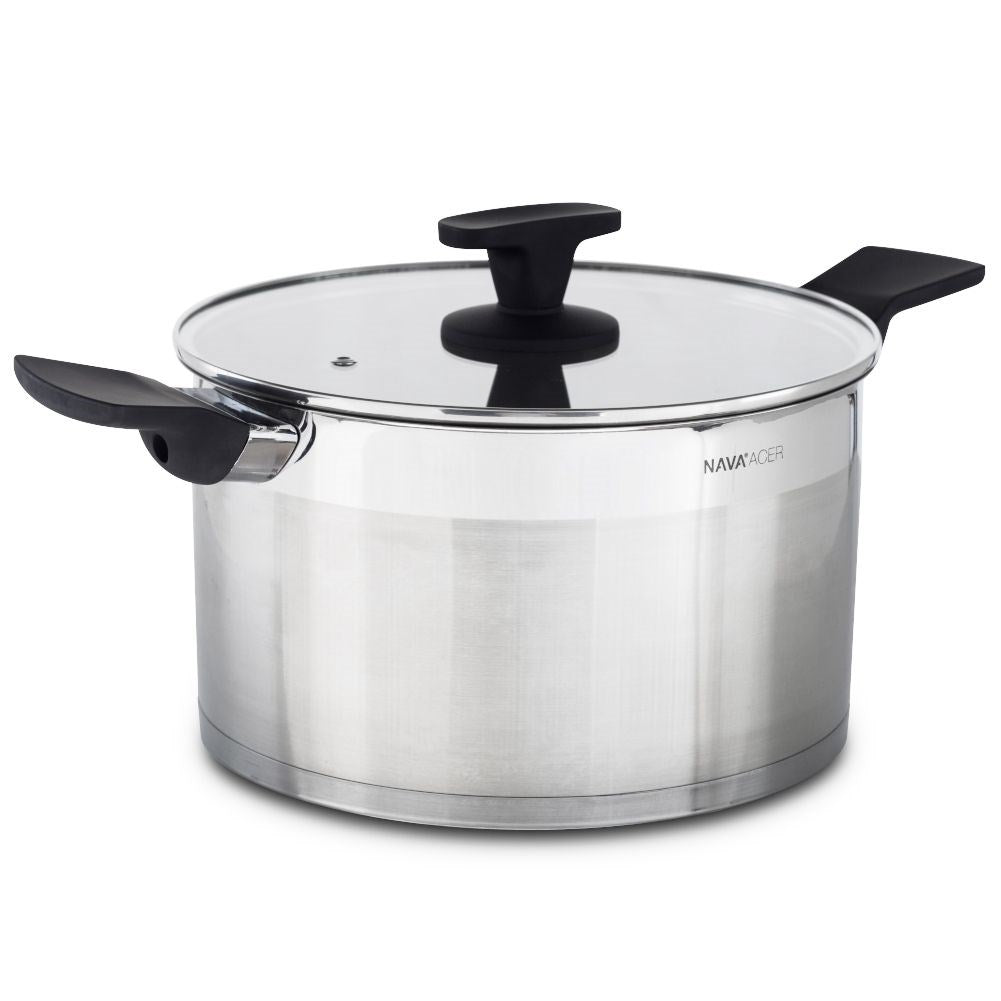 Steel pot with lid ACER 24 cm, 6 l