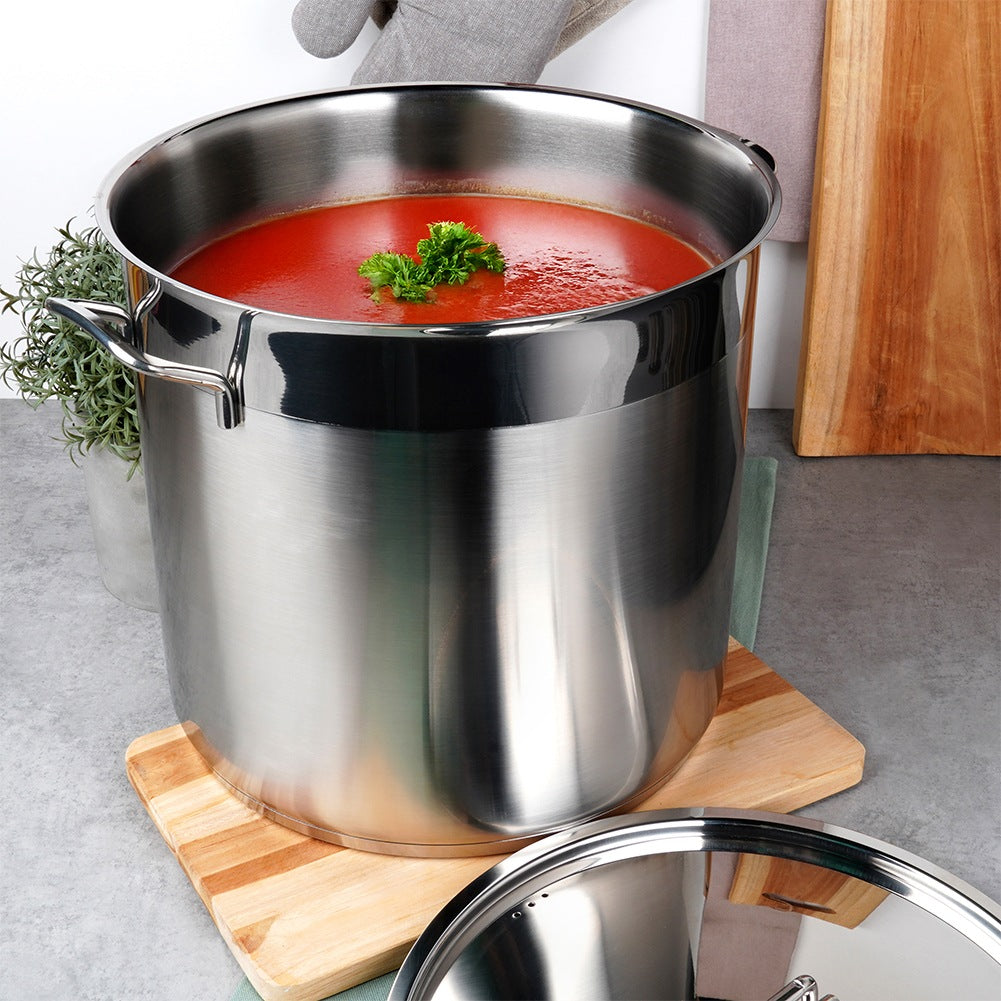 Steel pot with lid ANETT 30 cm, 18 l