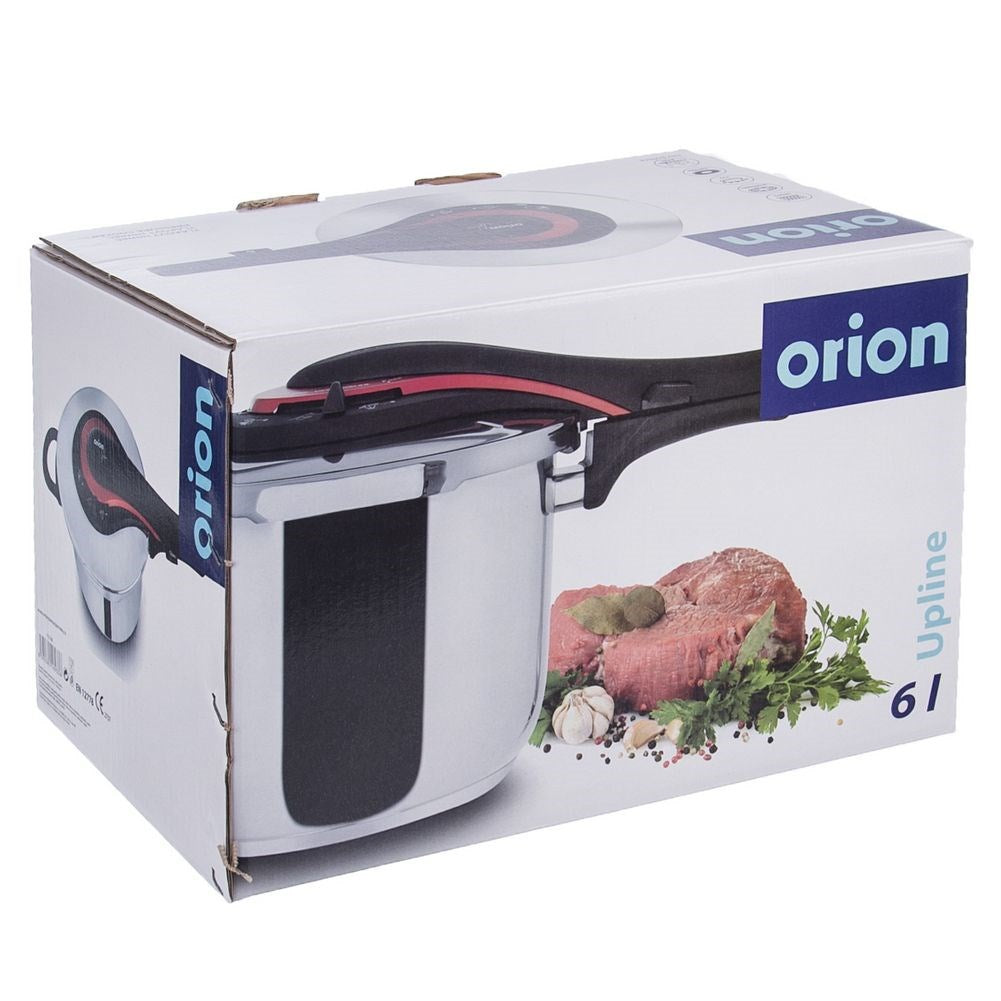 Steel pressure cooker 6 l