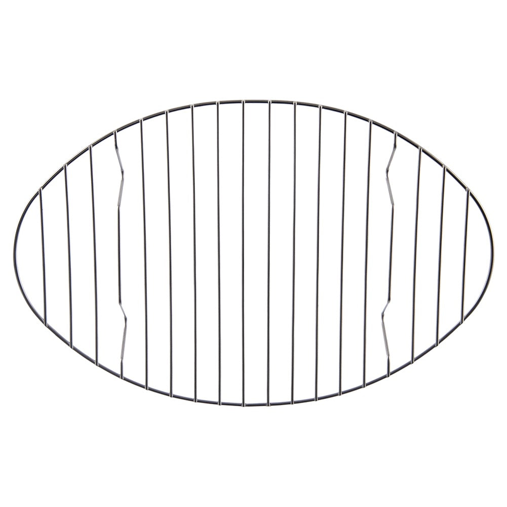 Steel roasting pan rack 32.5x21 cm