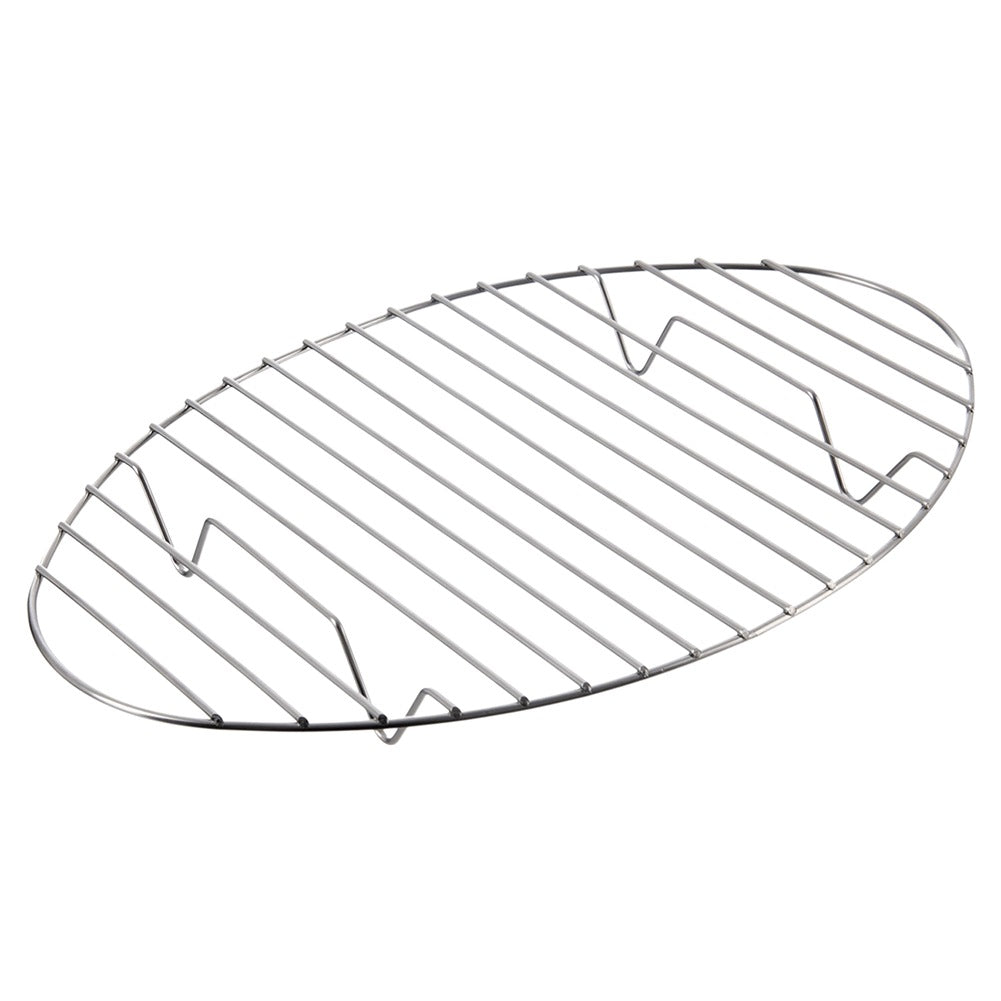 Steel roasting pan rack 32.5x21 cm