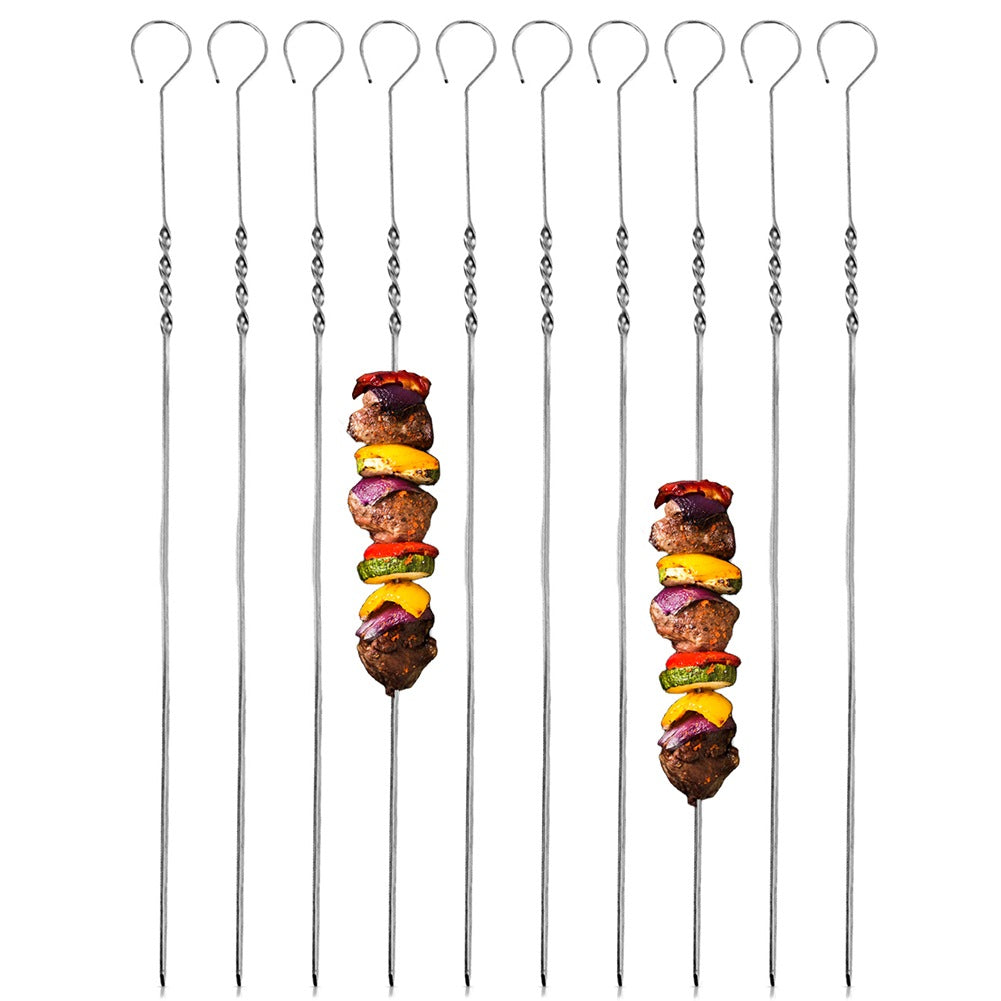 Steel skewers 38.5 cm 10 pcs.