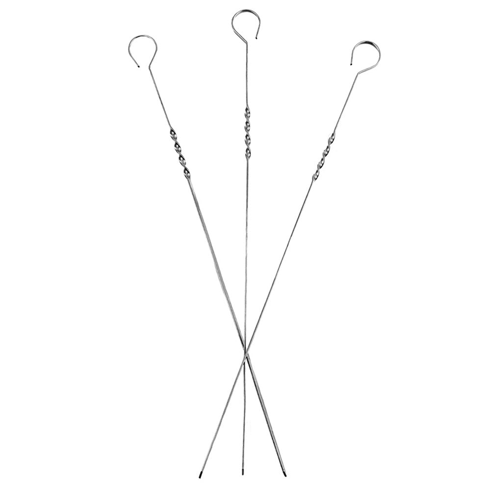 Steel skewers 38.5 cm 10 pcs.