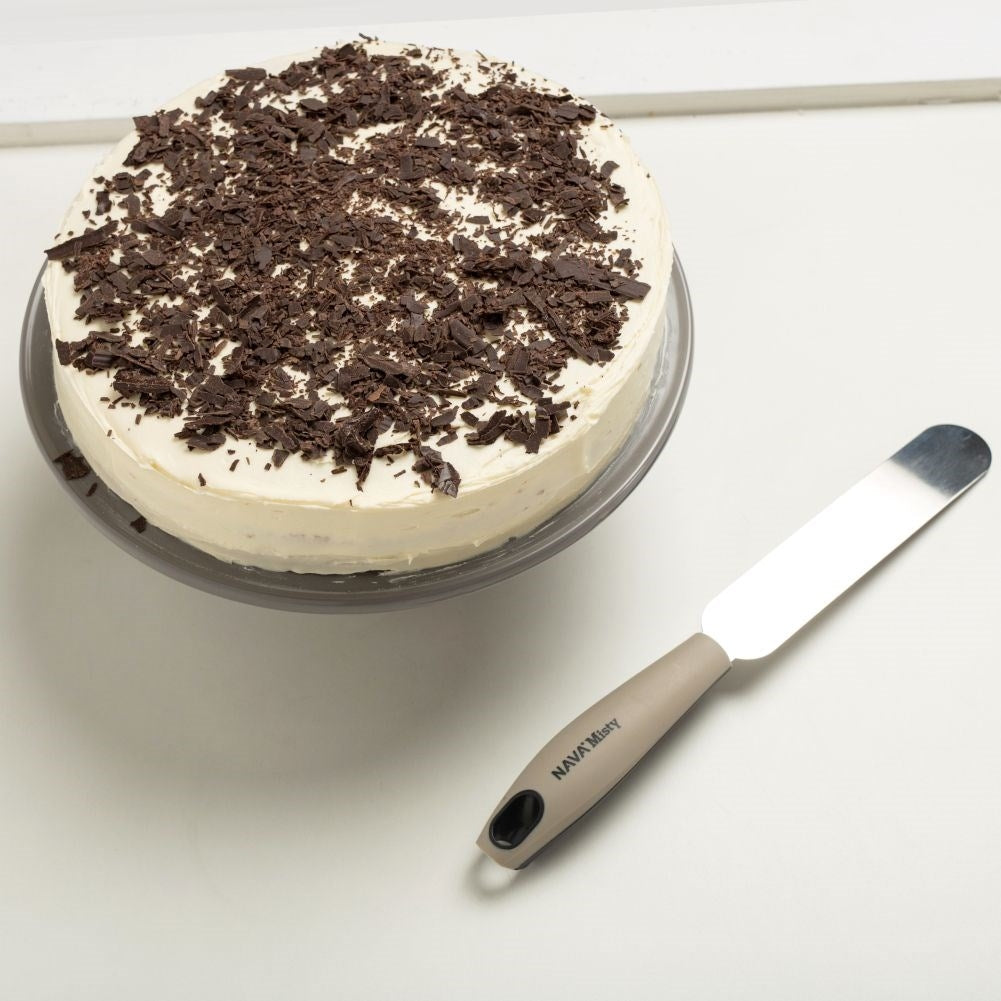 Steel spatula for cream, cakes and tarts - apply & serve