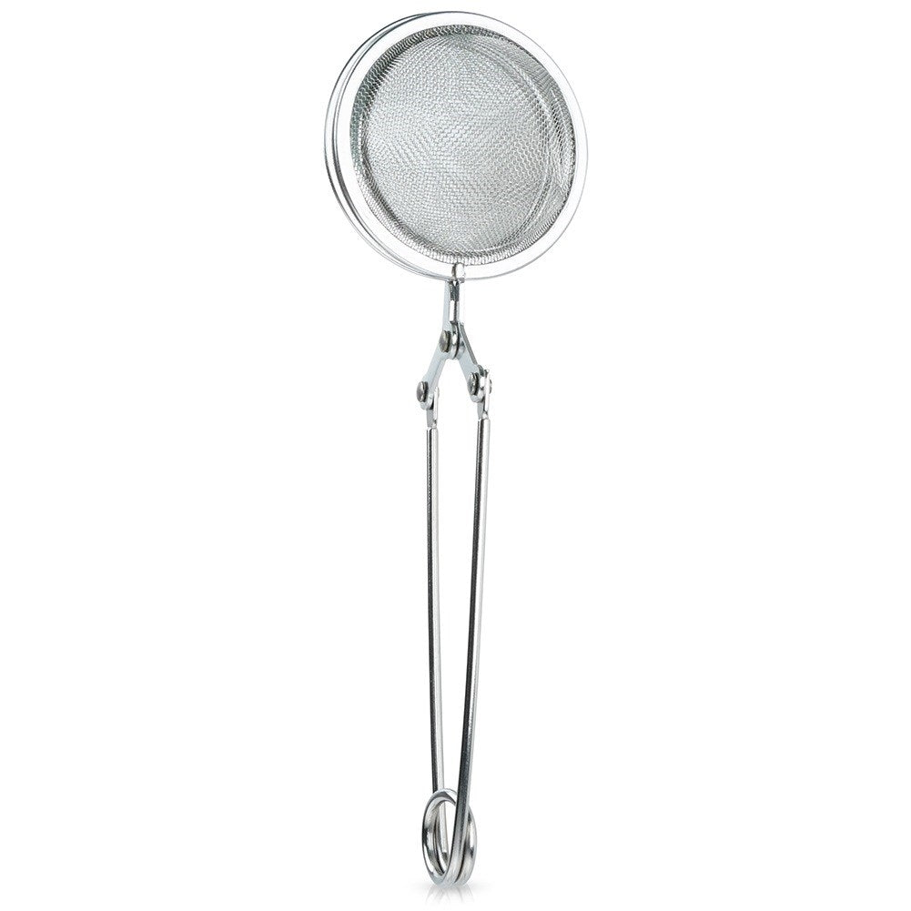 Steel tea strainer 5x16 cm