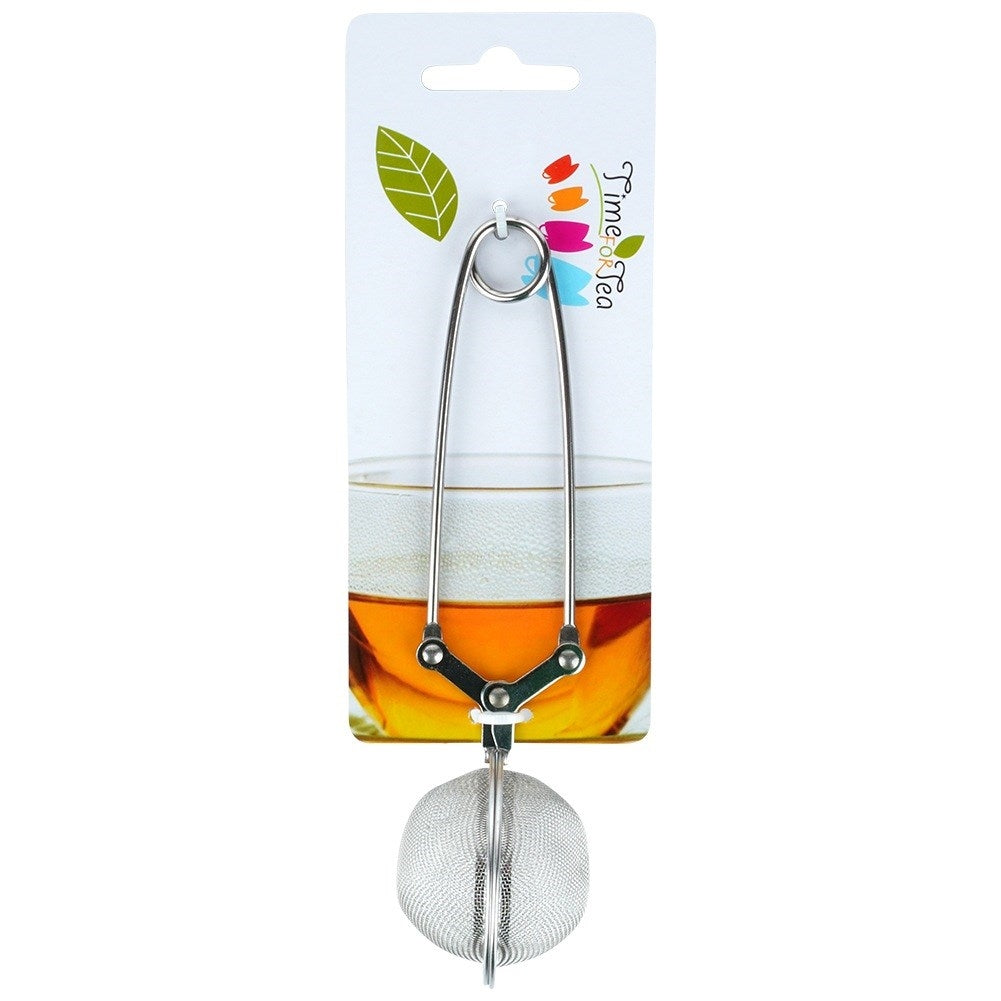 Steel tea strainer 5x16 cm