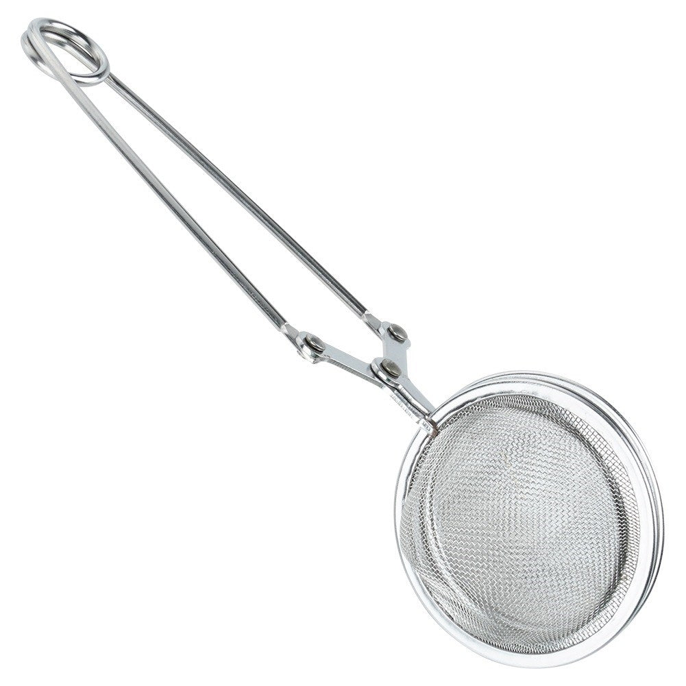 Steel tea strainer 5x16 cm