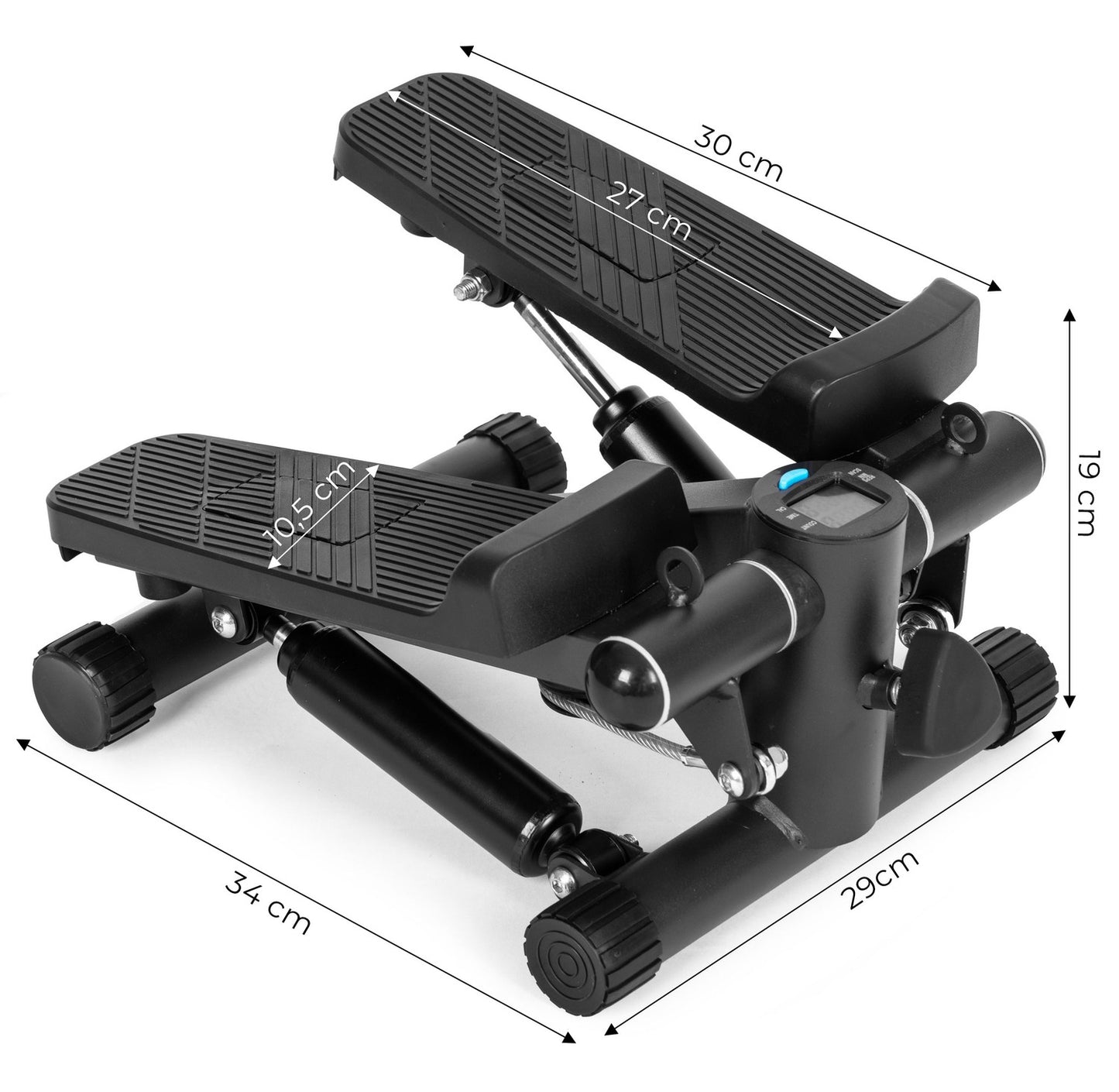 Stepper with Expanders, Counter Display for Fitness