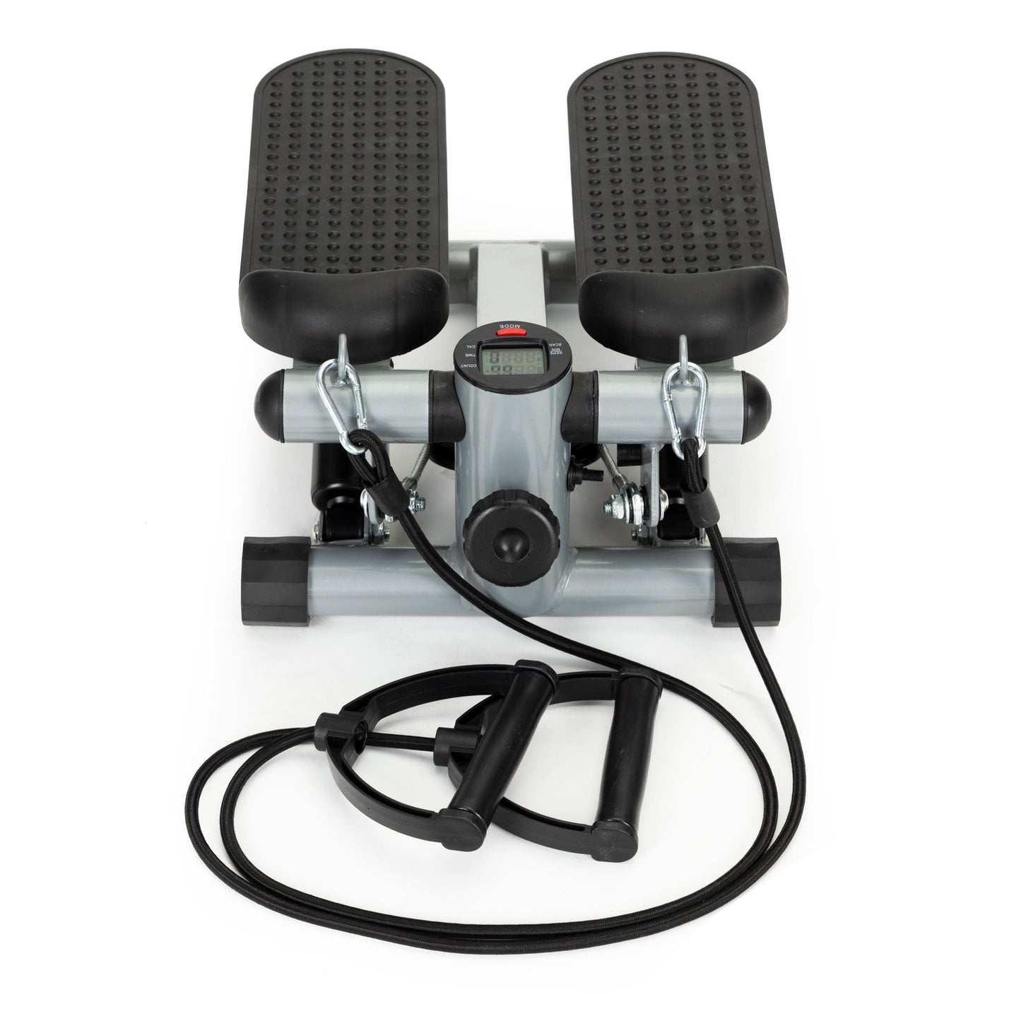 Stepper with a counter with links for fitness exercises