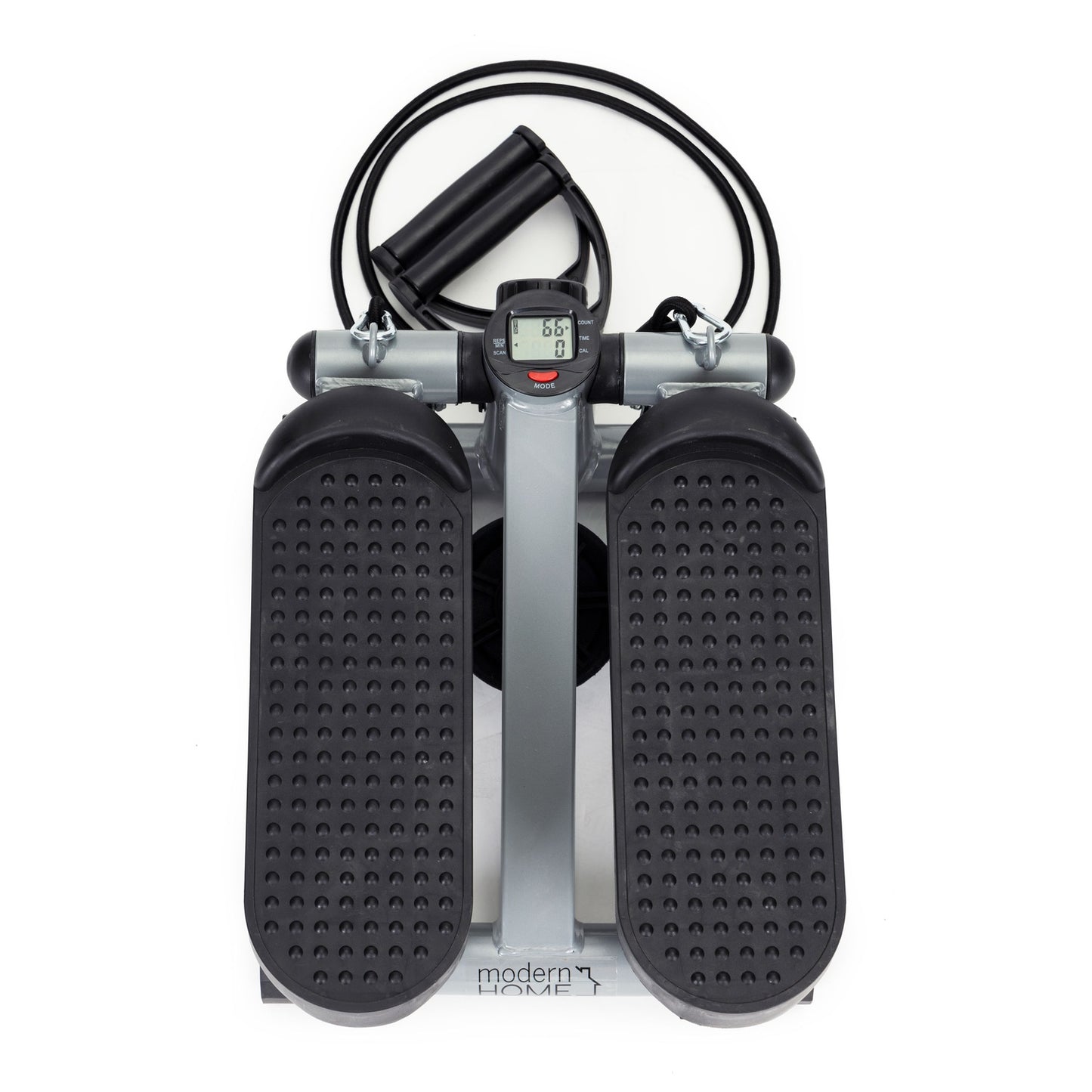 Stepper with a counter with links for fitness exercises