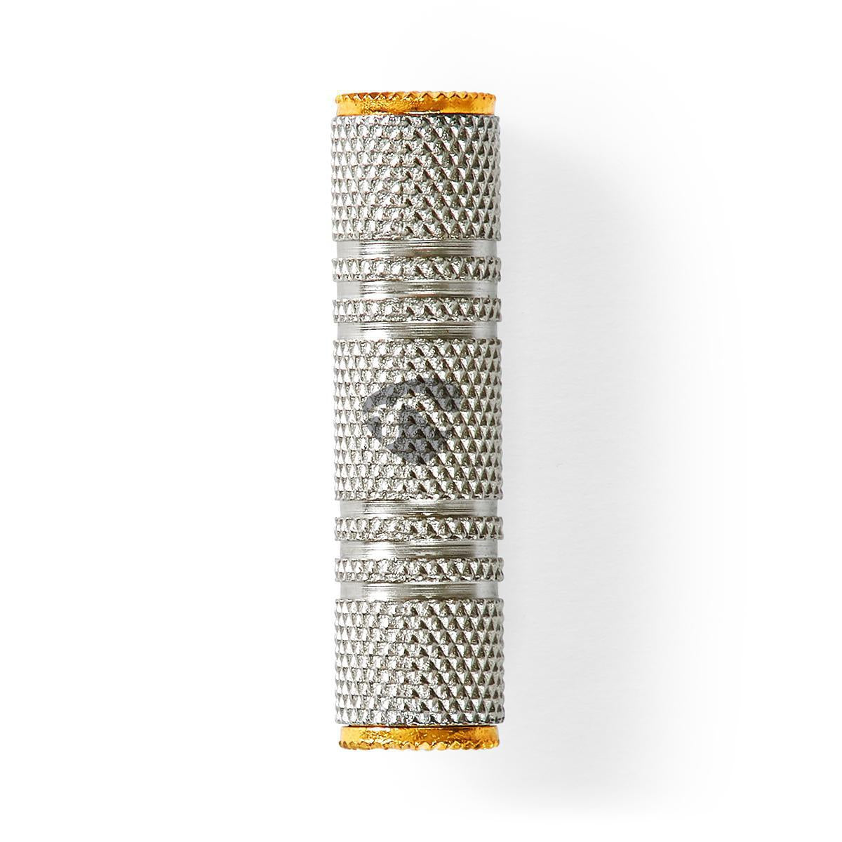 Stereo Audio Adapter | 3.5 mm Female | 3.5 mm Female | Gold Plated | Straight | Aluminum | Gold / Metal | 1 pc. | Carton with covered window