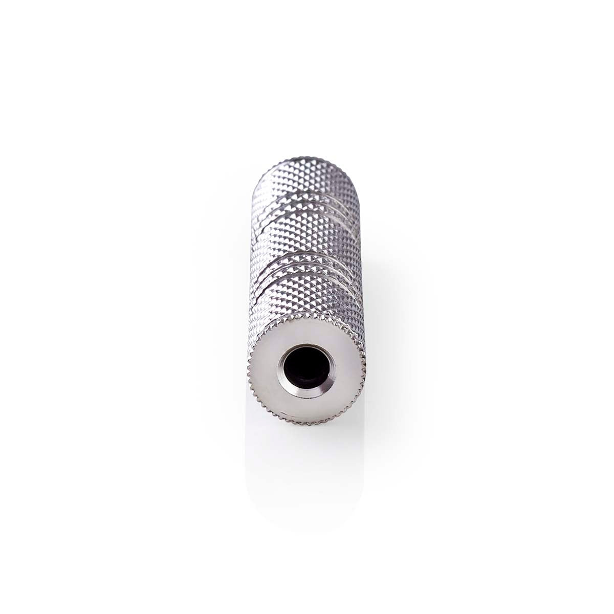Stereo Audio Adapter | 3.5 mm Female | 3.5 mm Female | Nickel plated | Straight | Metal | Silver | 1 pc. | Box