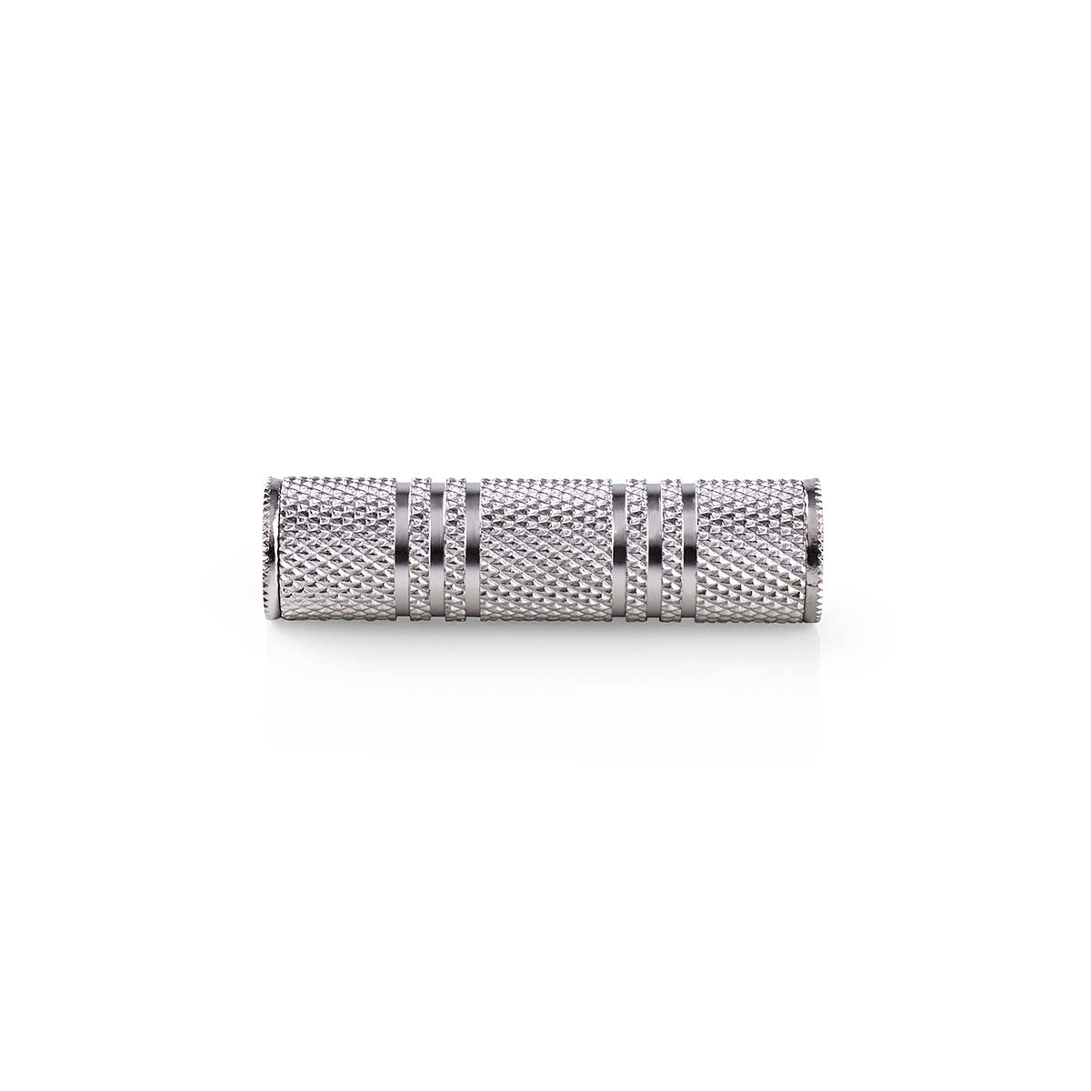 Stereo Audio Adapter | 3.5 mm Female | 3.5 mm Female | Nickel plated | Straight | Metal | Silver | 1 pc. | Box
