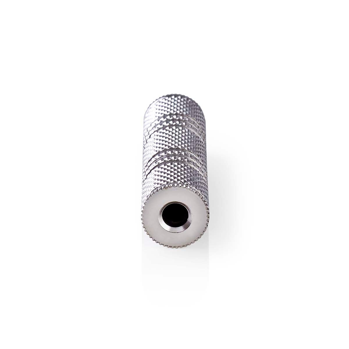 Stereo Audio Adapter | 3.5 mm Female | 3.5 mm Female | Nickel plated | Straight | Metal | Silver | 1 pc. | Box