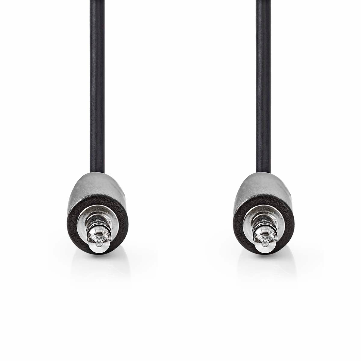Stereo Audio Cable | 3.5 mm Male | 3.5 mm Male | Nickel Plated | 5.00 m | Round | Black | Box