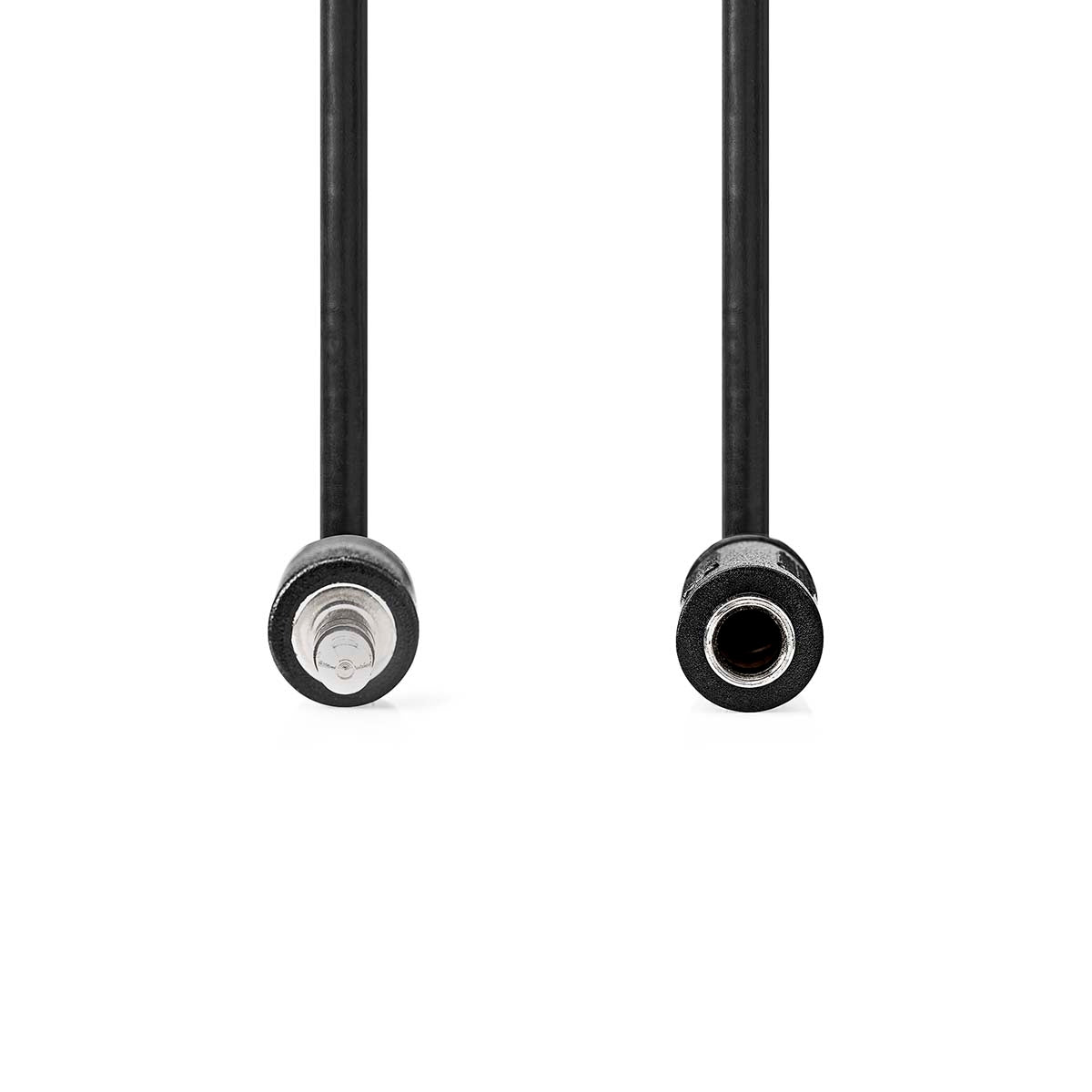 Stereo Audio Cable | 3.5 mm Male | 6.35 mm Female | Nickel Plated | 0.20 m | Round | Plastic bag