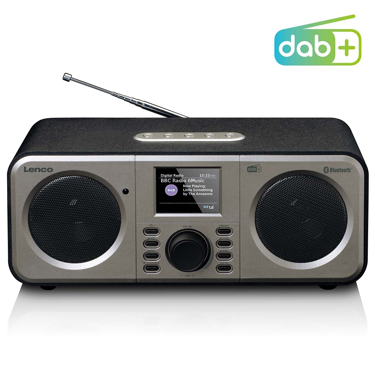 Stereo DAB+ FM Radio with Bluetooth® Black