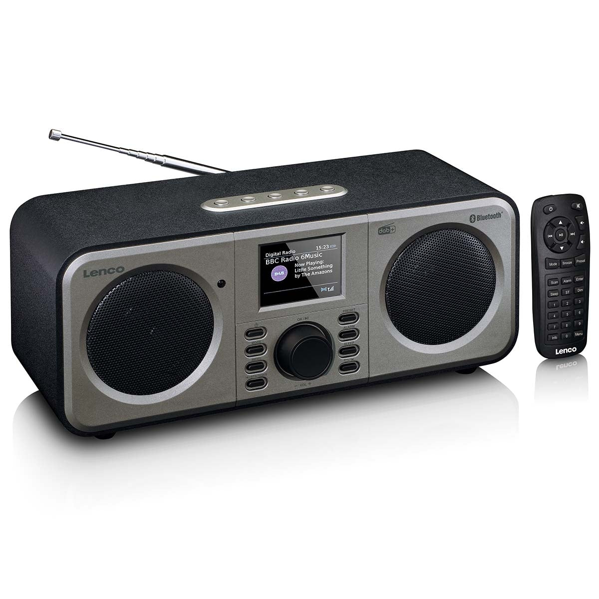 Stereo DAB+ FM Radio with Bluetooth® Black