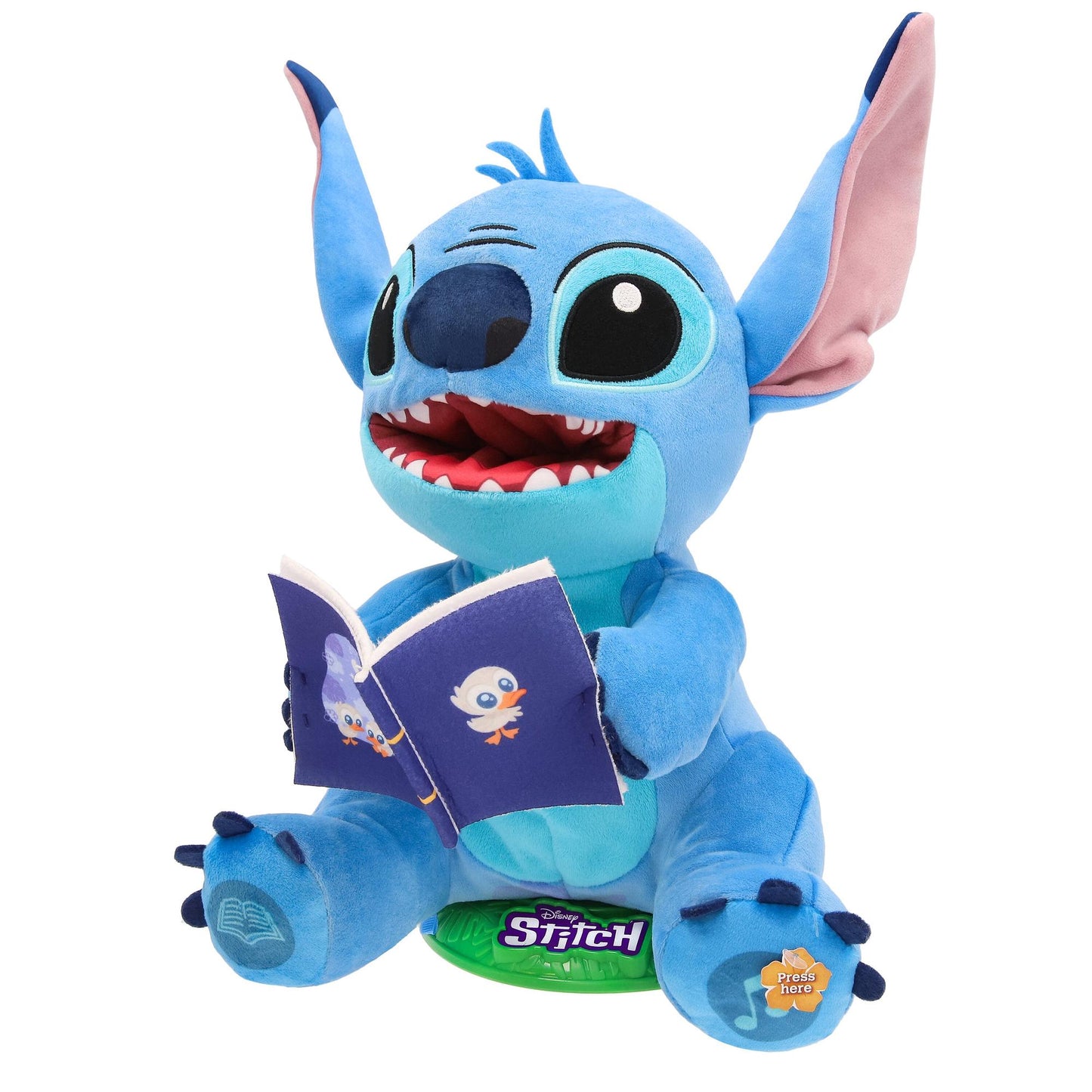 Stitch Storyteller Plush Toy with Light & Music, Multilingual