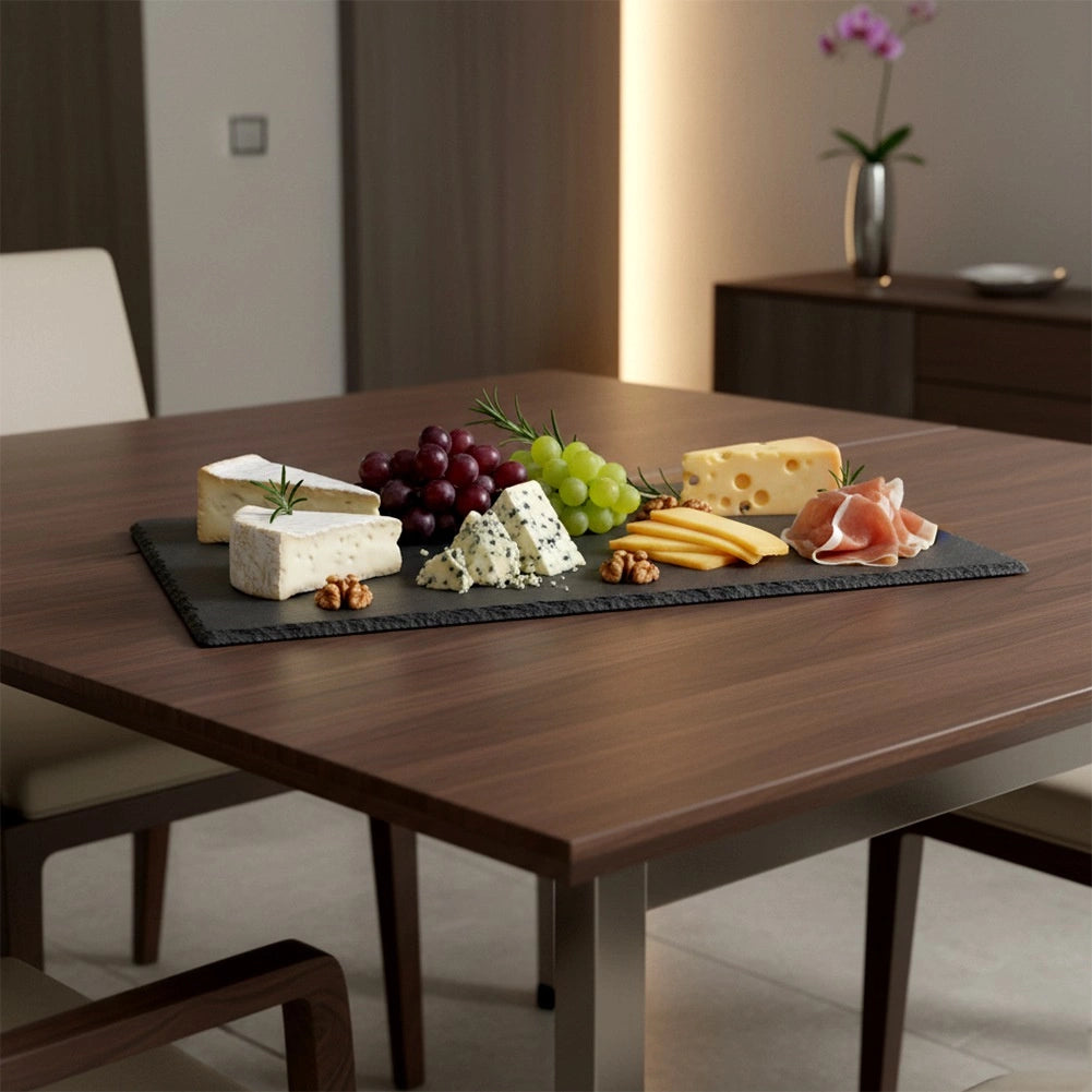 Stone Slate Serving Tray, Rectangular 40x30 cm