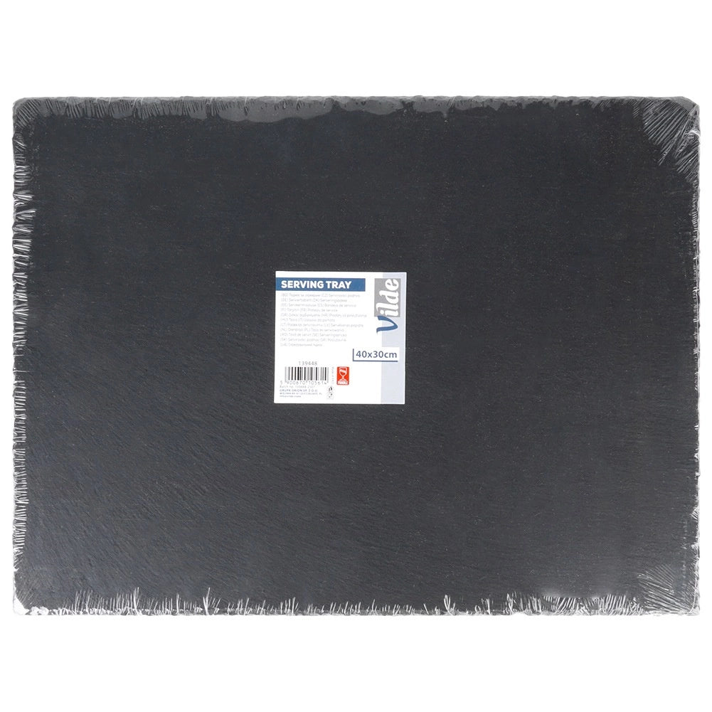 Stone Slate Serving Tray, Rectangular 40x30 cm