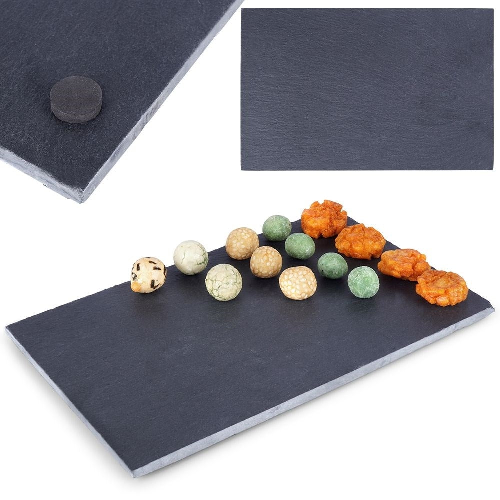 Stone tray: Elegant serving & heat-resistant coaster