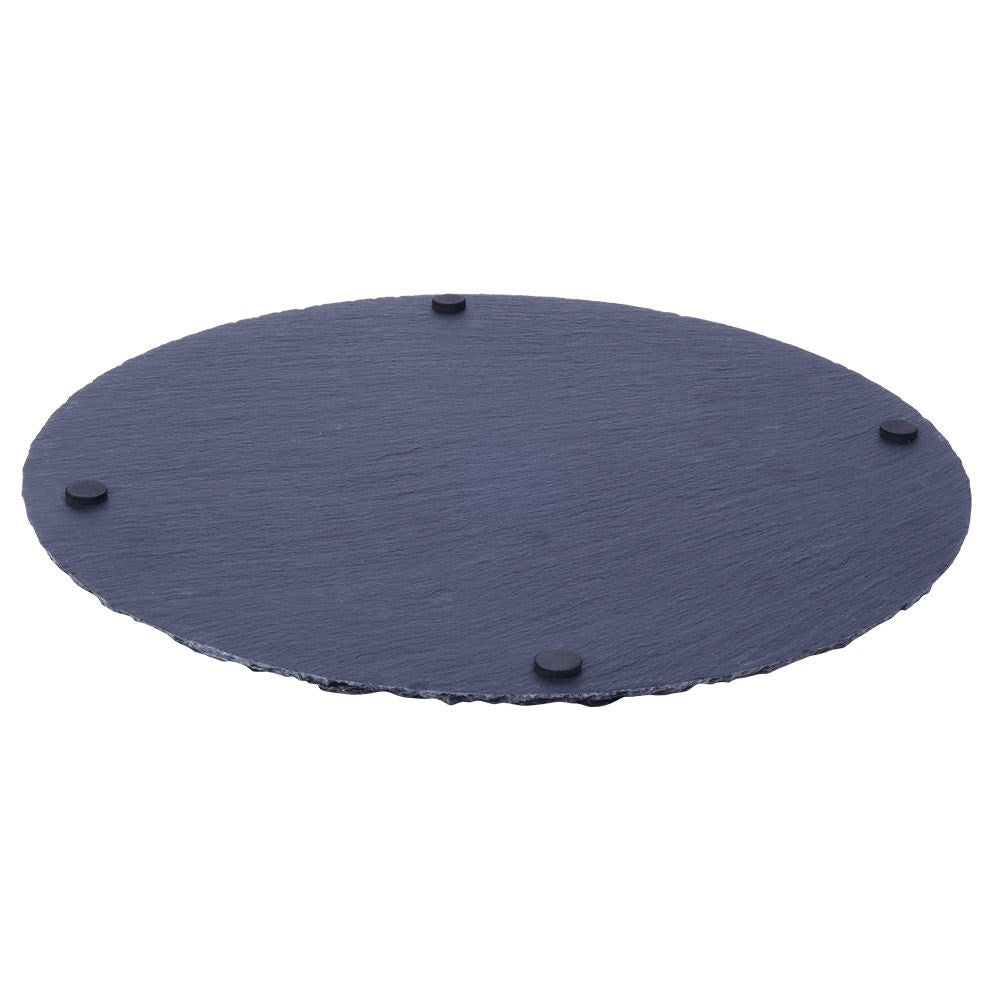 Stone tray for serving hot and cold dishes