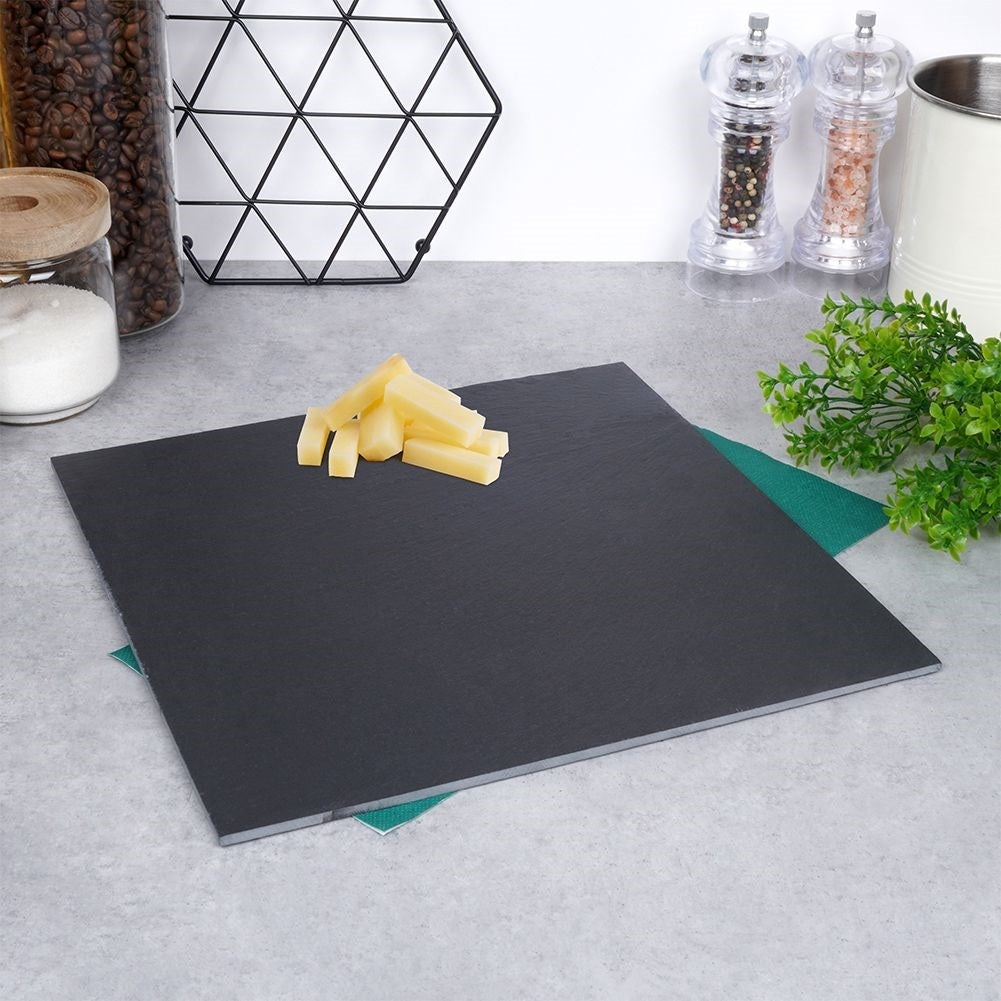 Stone tray for serving hot and cold dishes