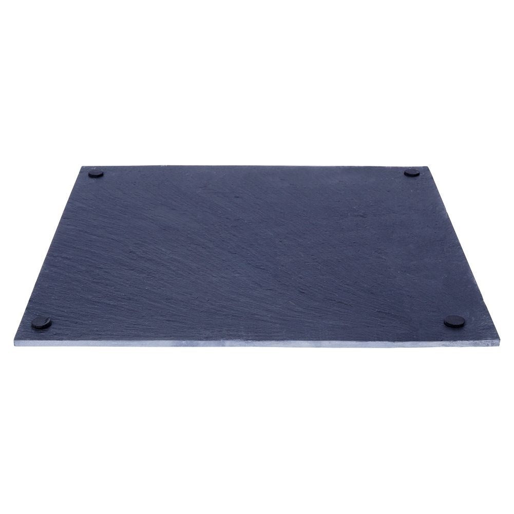 Stone tray for serving hot and cold dishes