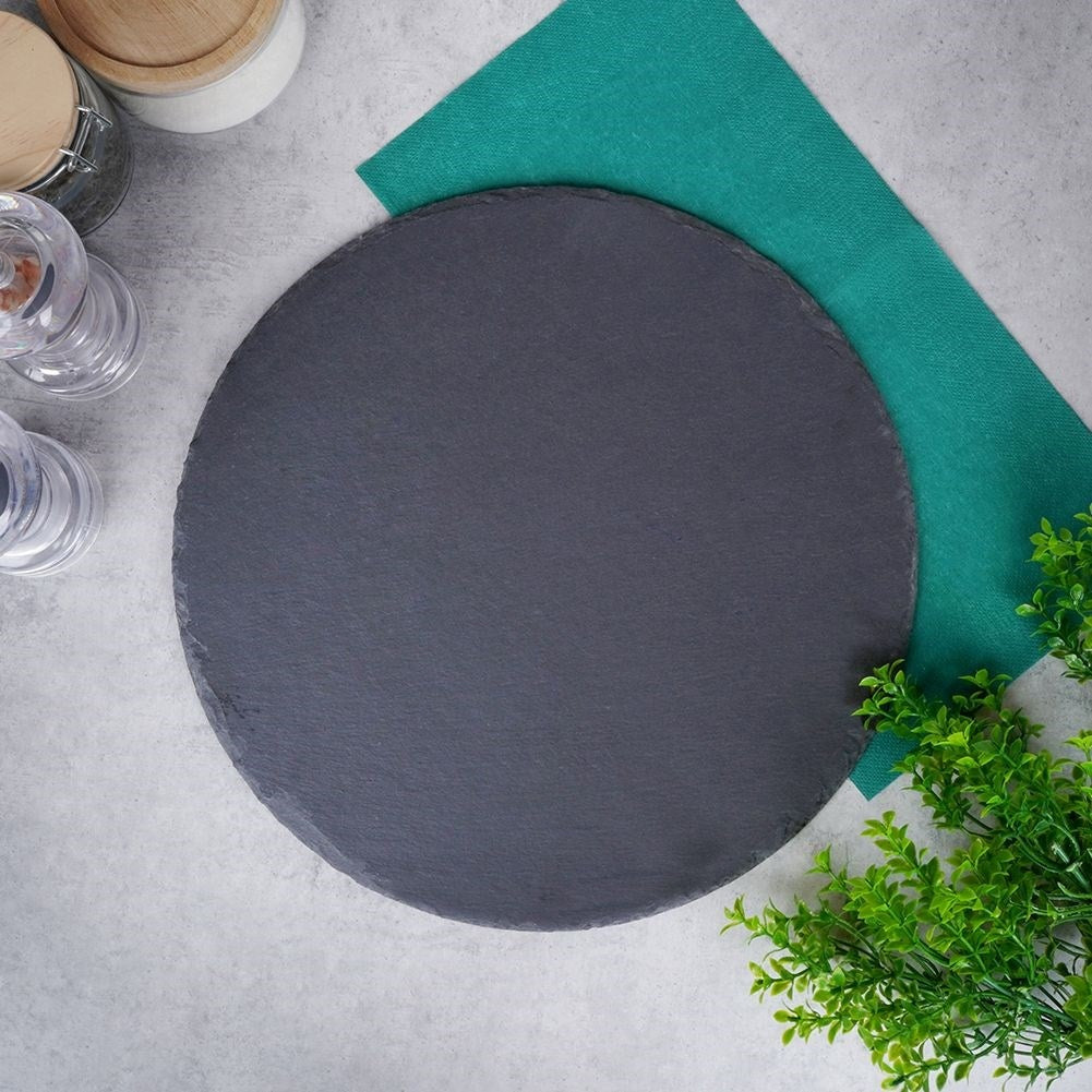 Stone tray for serving hot and cold dishes