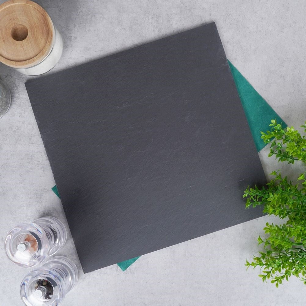 Stone tray for serving hot and cold dishes