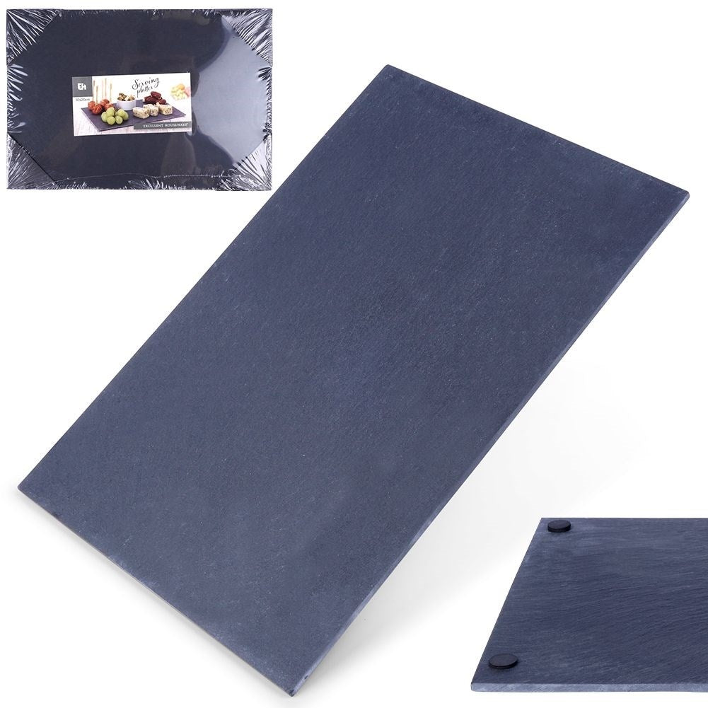 Stone tray for serving with thermal properties