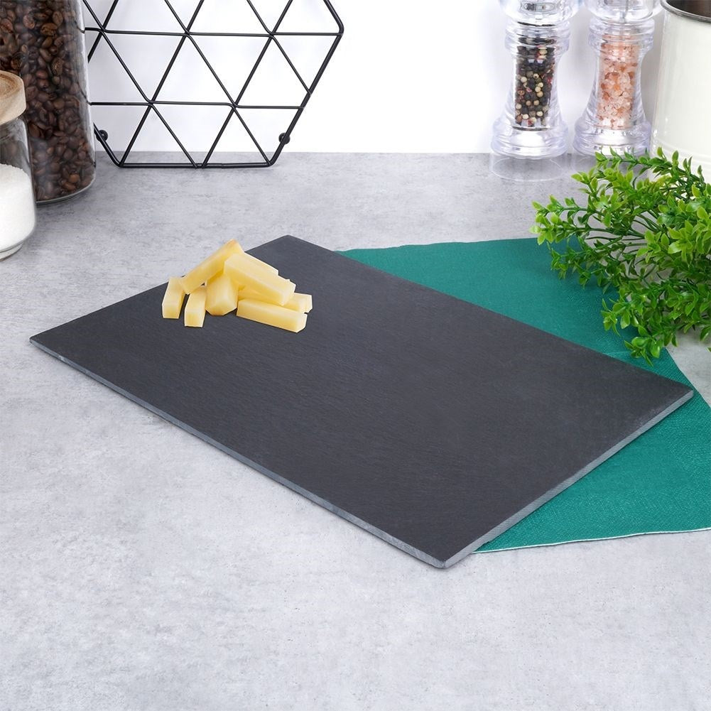 Stone tray for serving with thermal properties