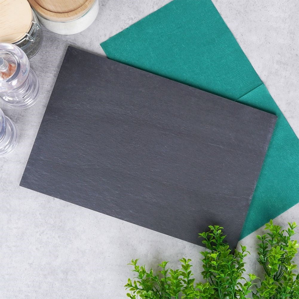 Stone tray for serving with thermal properties