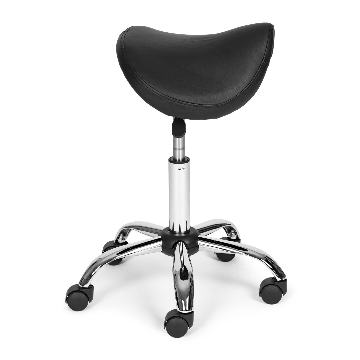 Stool, medical swivel beauty stool, height adjustable, eco-leather