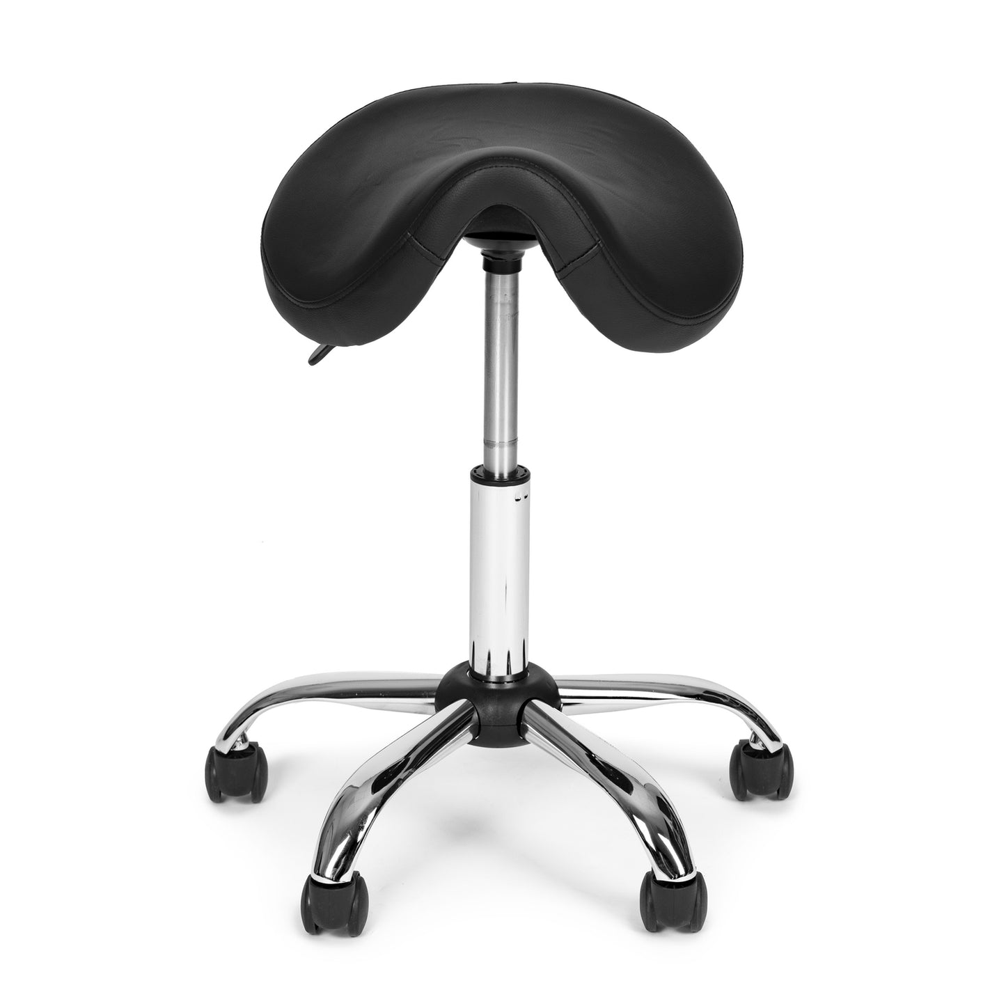 Stool, medical swivel beauty stool, height adjustable, eco-leather