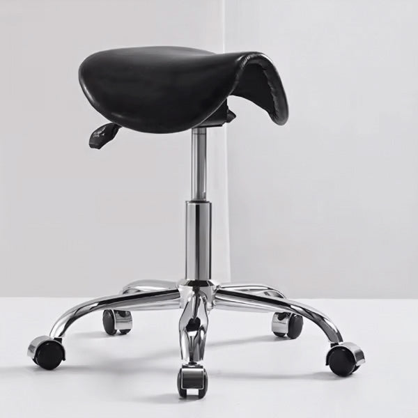 Stool, medical swivel beauty stool, height adjustable, eco-leather