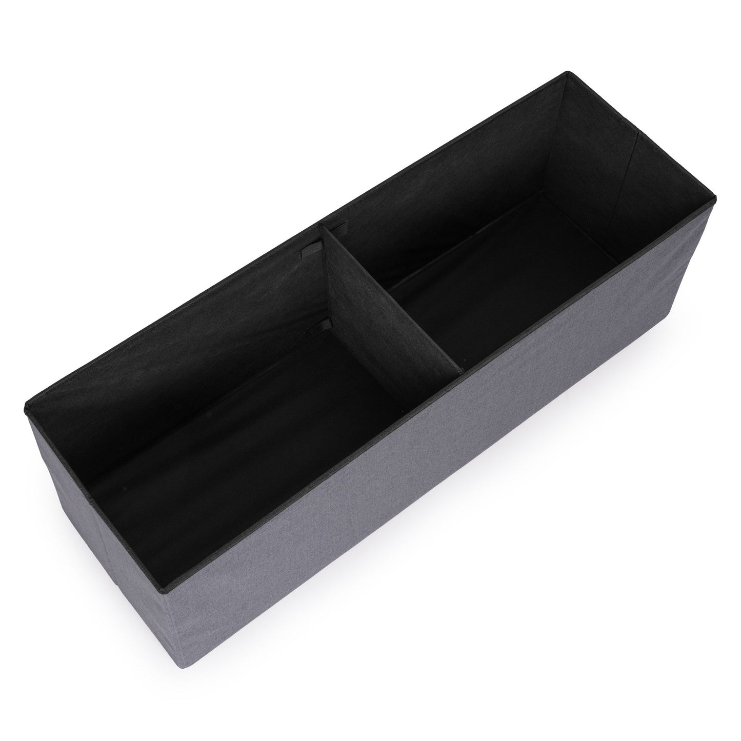 Storage Ottoman with Seat, 111x38 cm, Light Grey