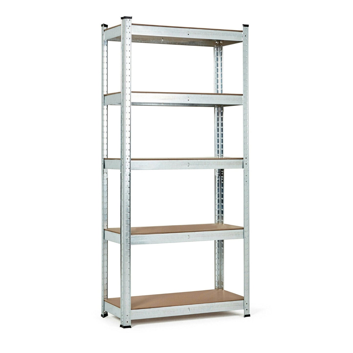 Storage Rack 180x90x40 cm Galvanized Steel, 5 Shelves, 875 kg Capacity ModernHome
