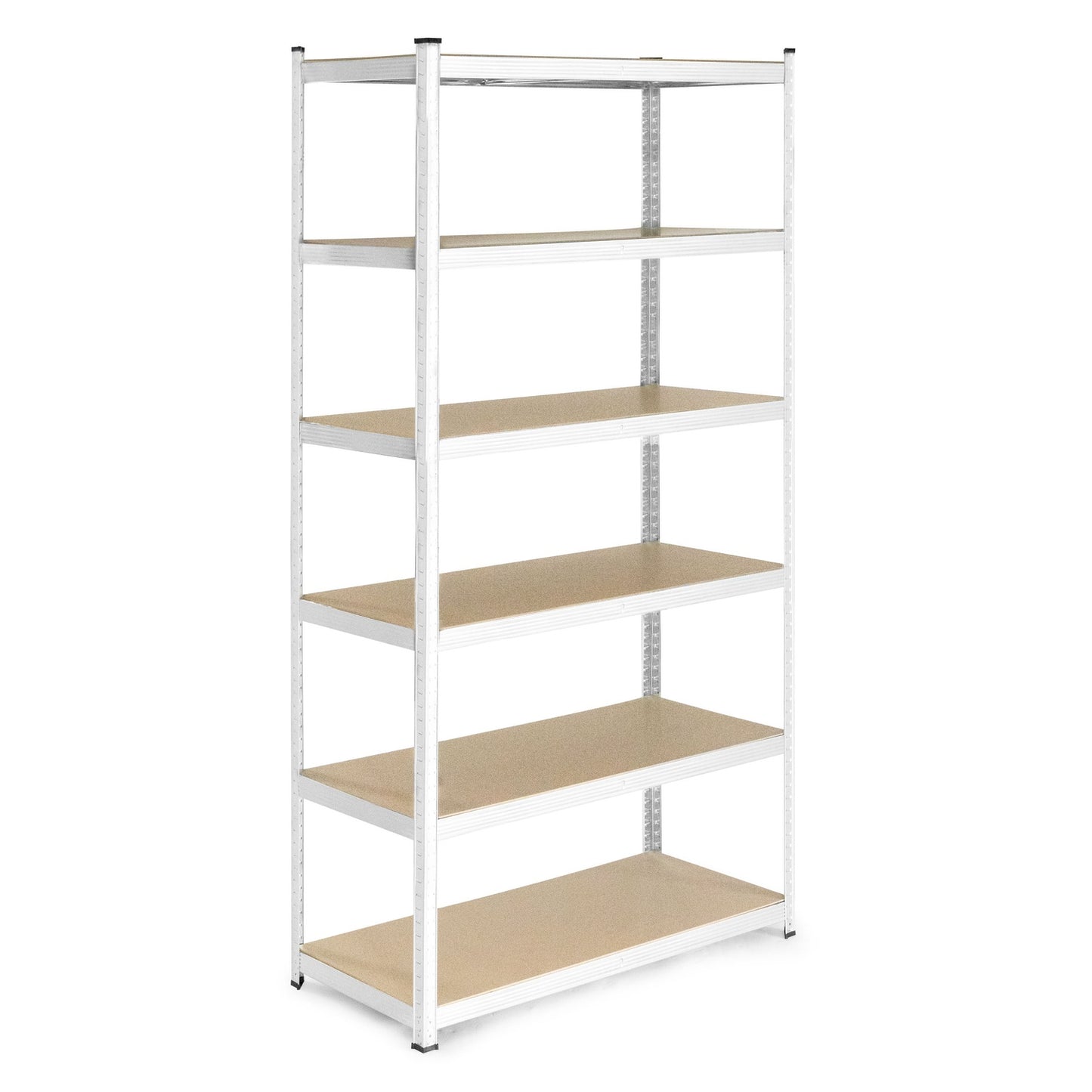 Storage Rack 222x110x50 cm Galvanized Steel, 6 Shelves, 1050 kg Capacity ModernHome