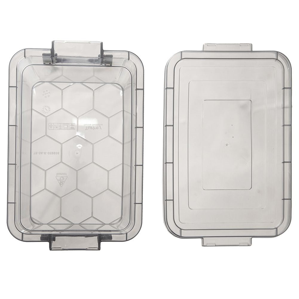 Storage box 9L with lid and tight clips, food safe