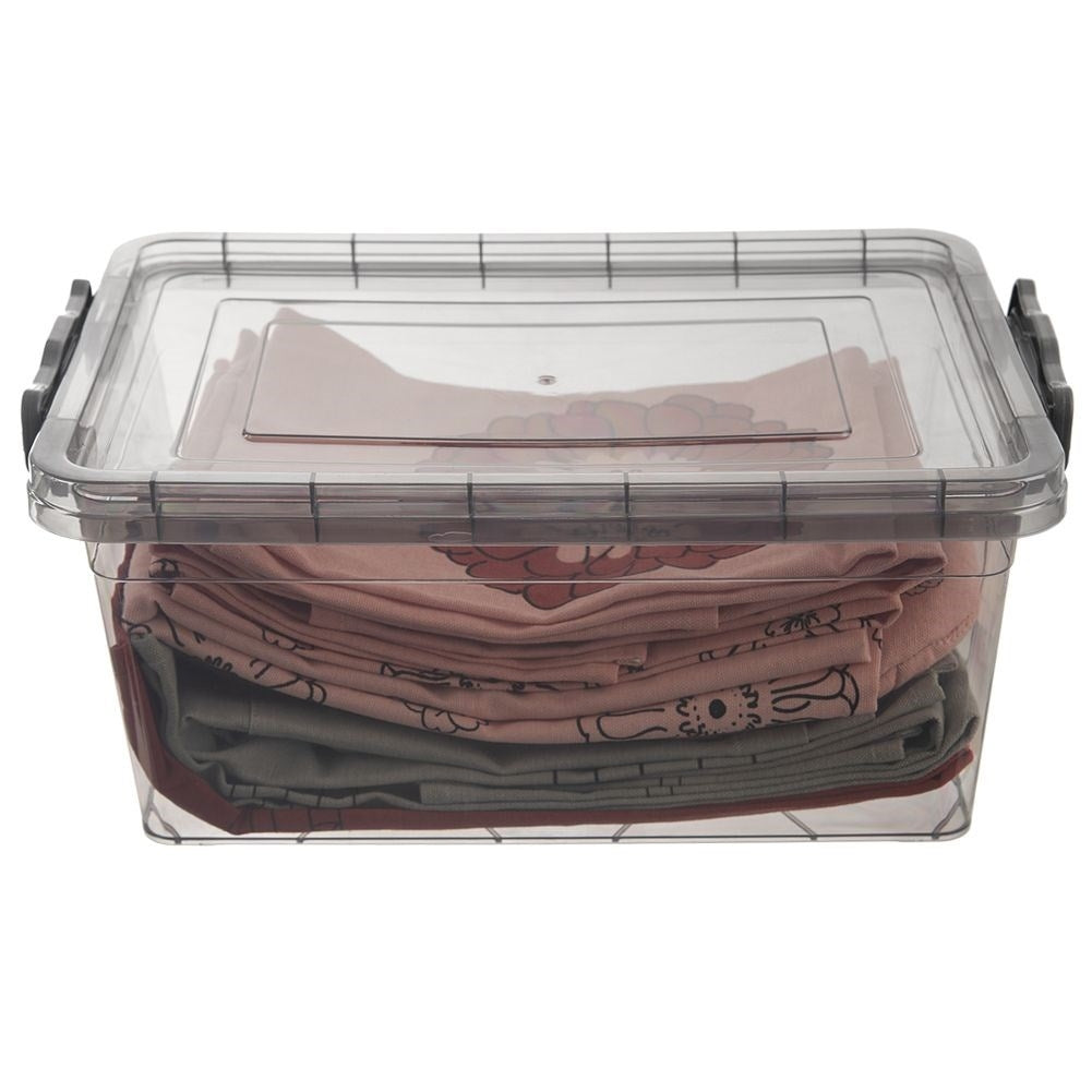 Storage box 9L with lid and tight clips, food safe