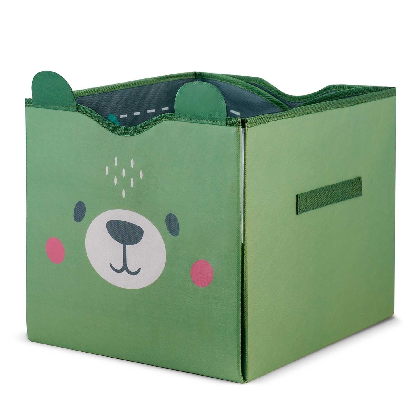 Storage box and play mat NK-408 Nukido - green