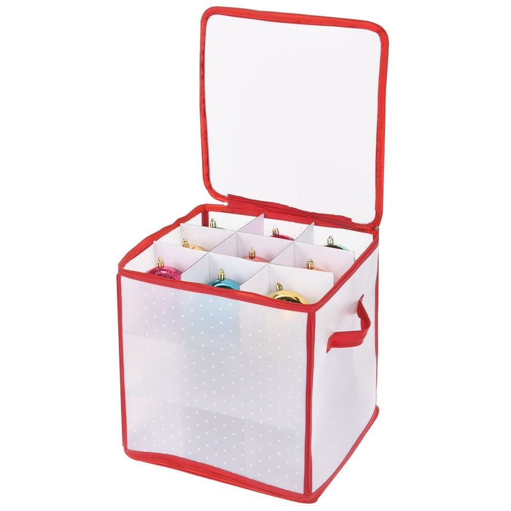 Storage box for 27 Christmas tree balls, max 9 cm in diameter