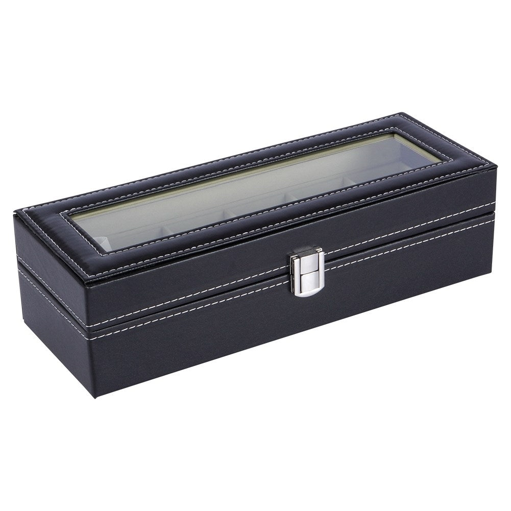 Storage box for 6 Watches in Organic Leather