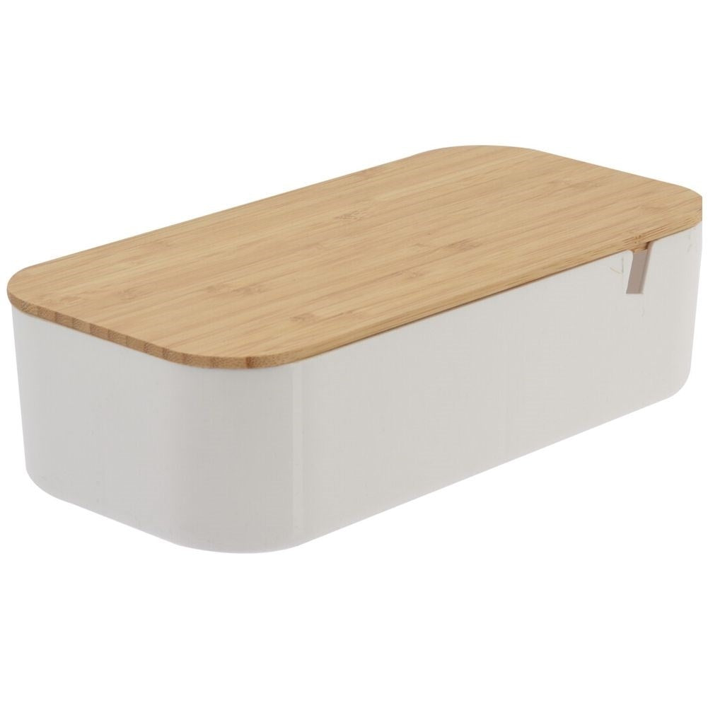 Storage box for make-up/jewellery with make-up mirror