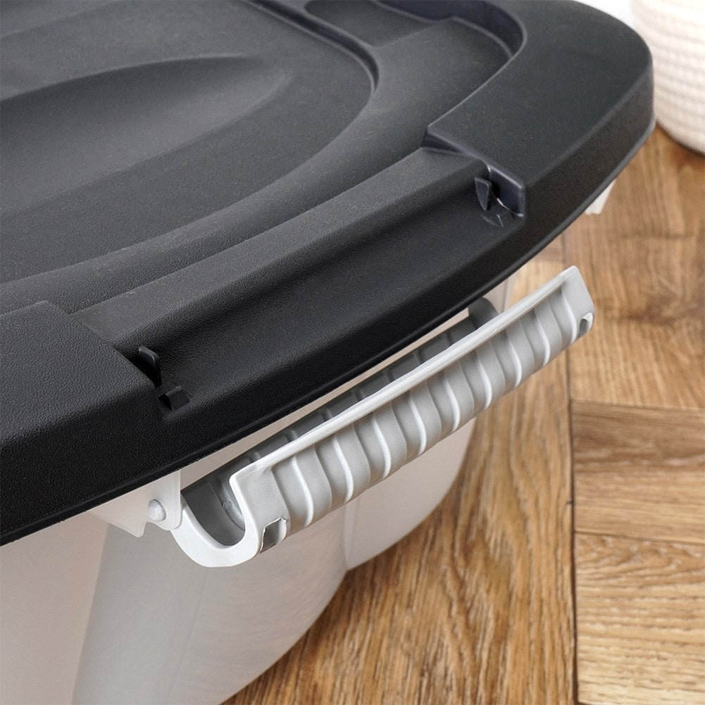 Storage box on wheels - large capacity, durable, versatile